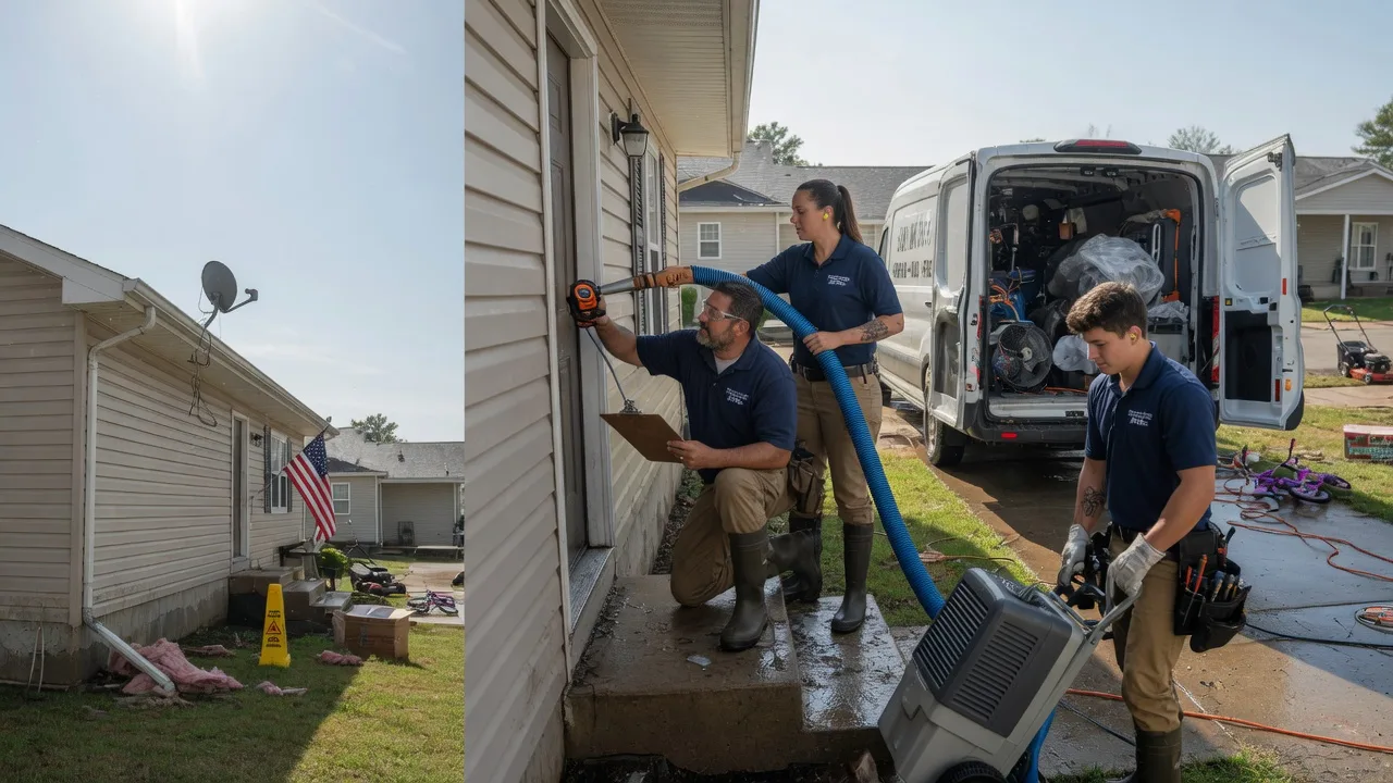 Ceiling Water Damage Restoration in S Coffeyville, OK near me
